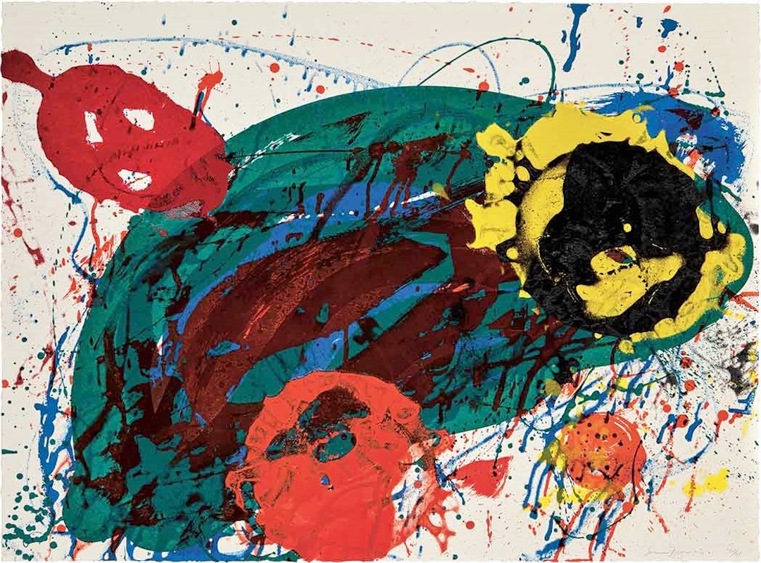 For Thirteen by Sam Francis