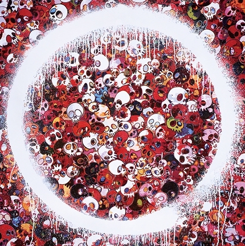 Enso: Memento Mori Red by Takashi Murakami