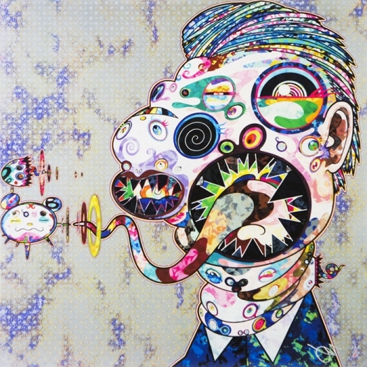 Homage To Francis Bacon (study For Head Of Isabel Rawsthorne And George Dyer) Right by Takashi Murakami