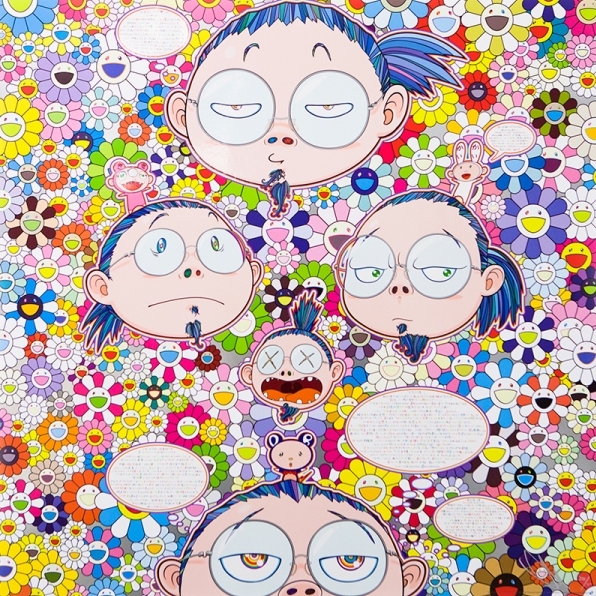 Self-portrait Of The Manifold Worries Of A Manifoldly Distressed Artist by Takashi Murakami