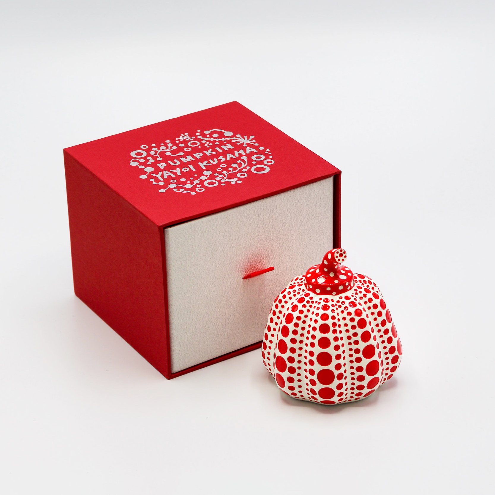 Pumpkin (Red and White) by Yayoi Kusama