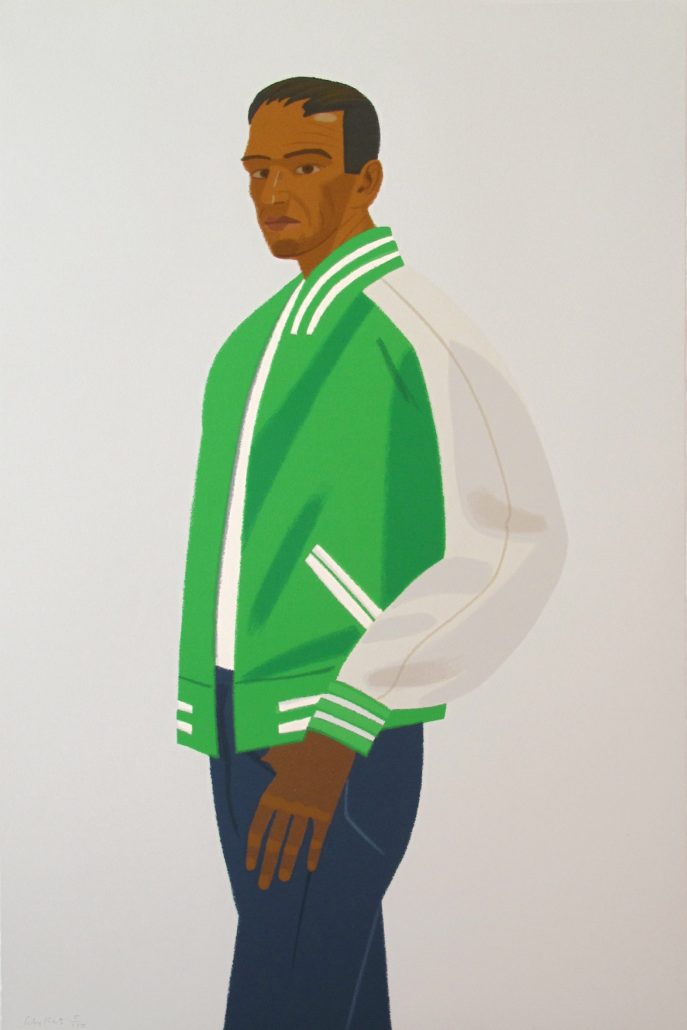 Green Jacket (from Alex & Ada portfolio) by Alex Katz