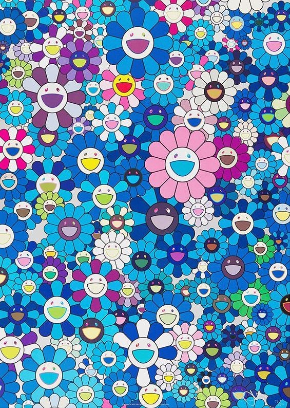 An Homage to IKB 1957 B by Takashi Murakami