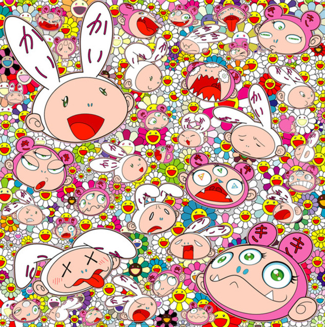 There’s bound to be difficult time There’s bound to be sad times But we won’t lose heart; we’d rathe... by Takashi Murakami