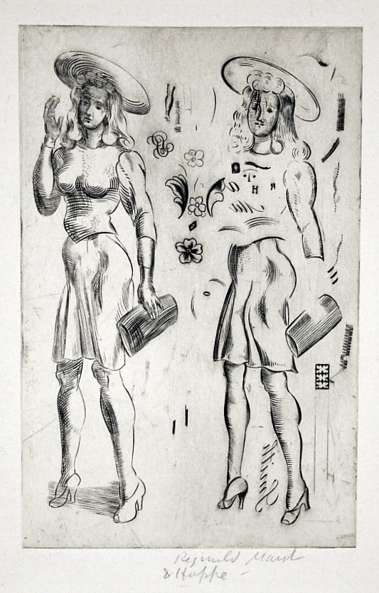 Girl Standing – Repeated by Reginald Marsh