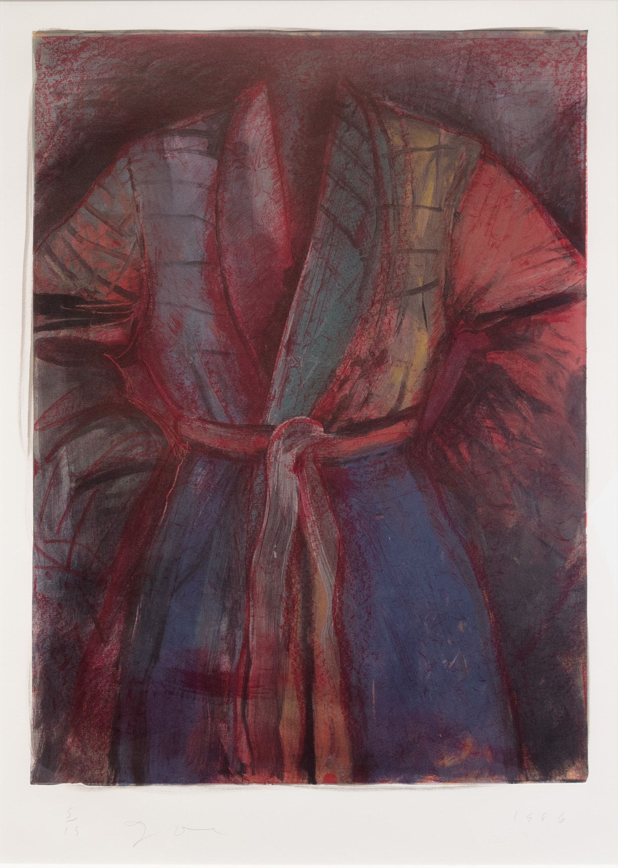 Red Robe in France by Jim Dine