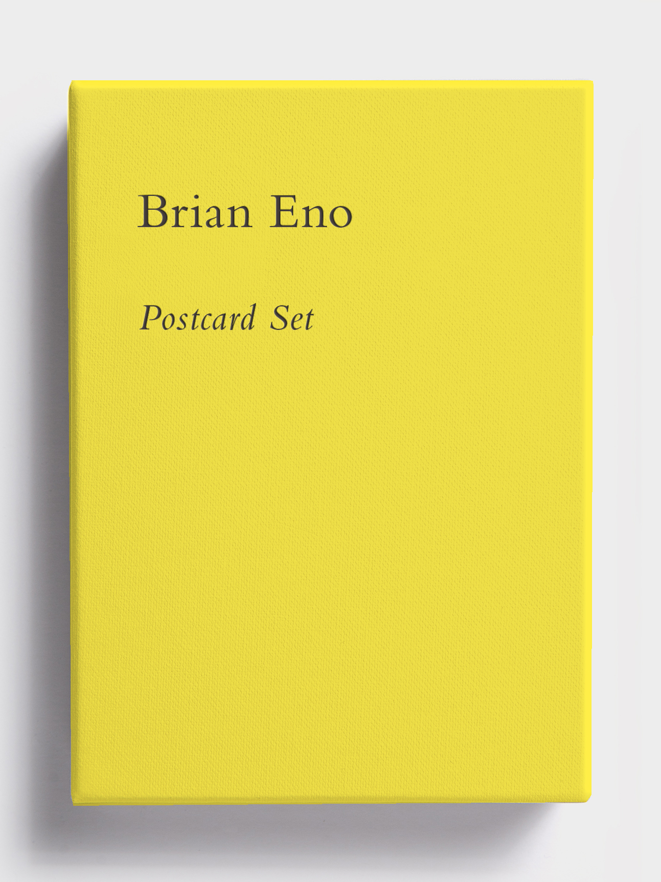 Postcard Set (Factory Yellow) by Brian Eno