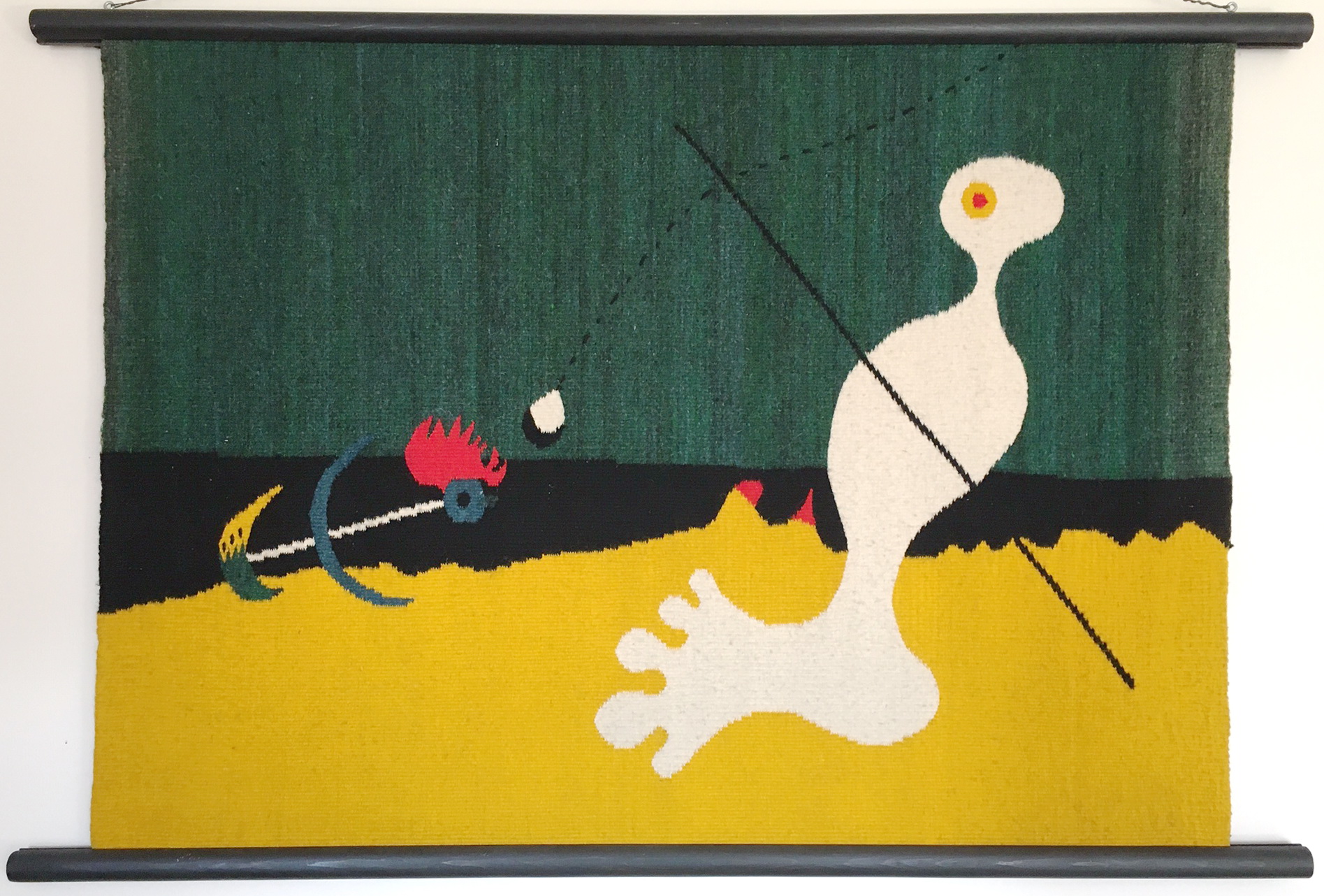 Person Throwing a Stone at a Bird by Joan Miró