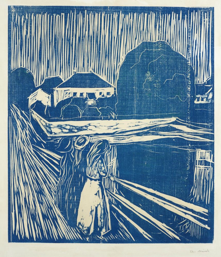 The Girls On The Bridge by Edvard Munch