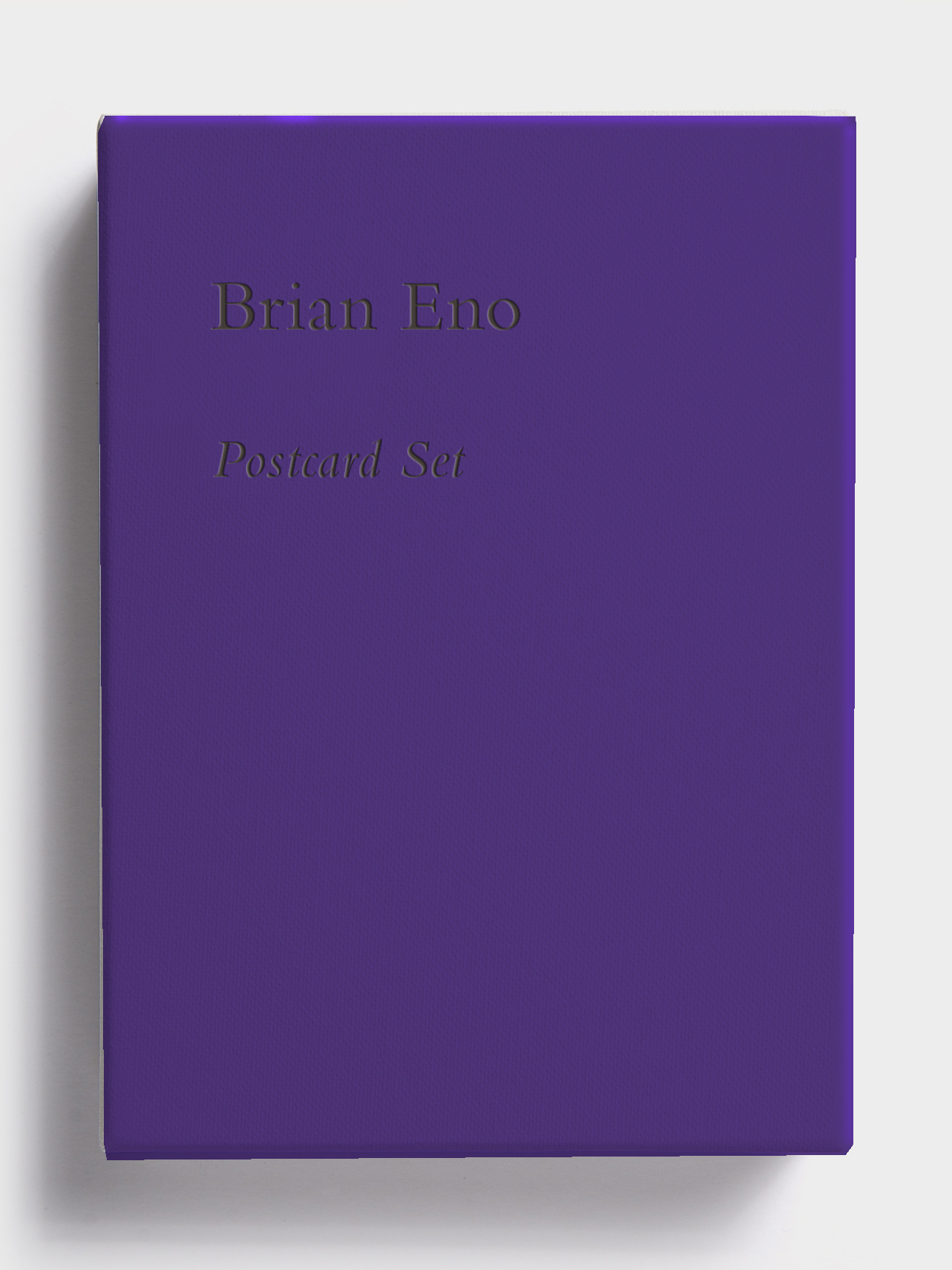 Postcard Set (Purple) by Brian Eno