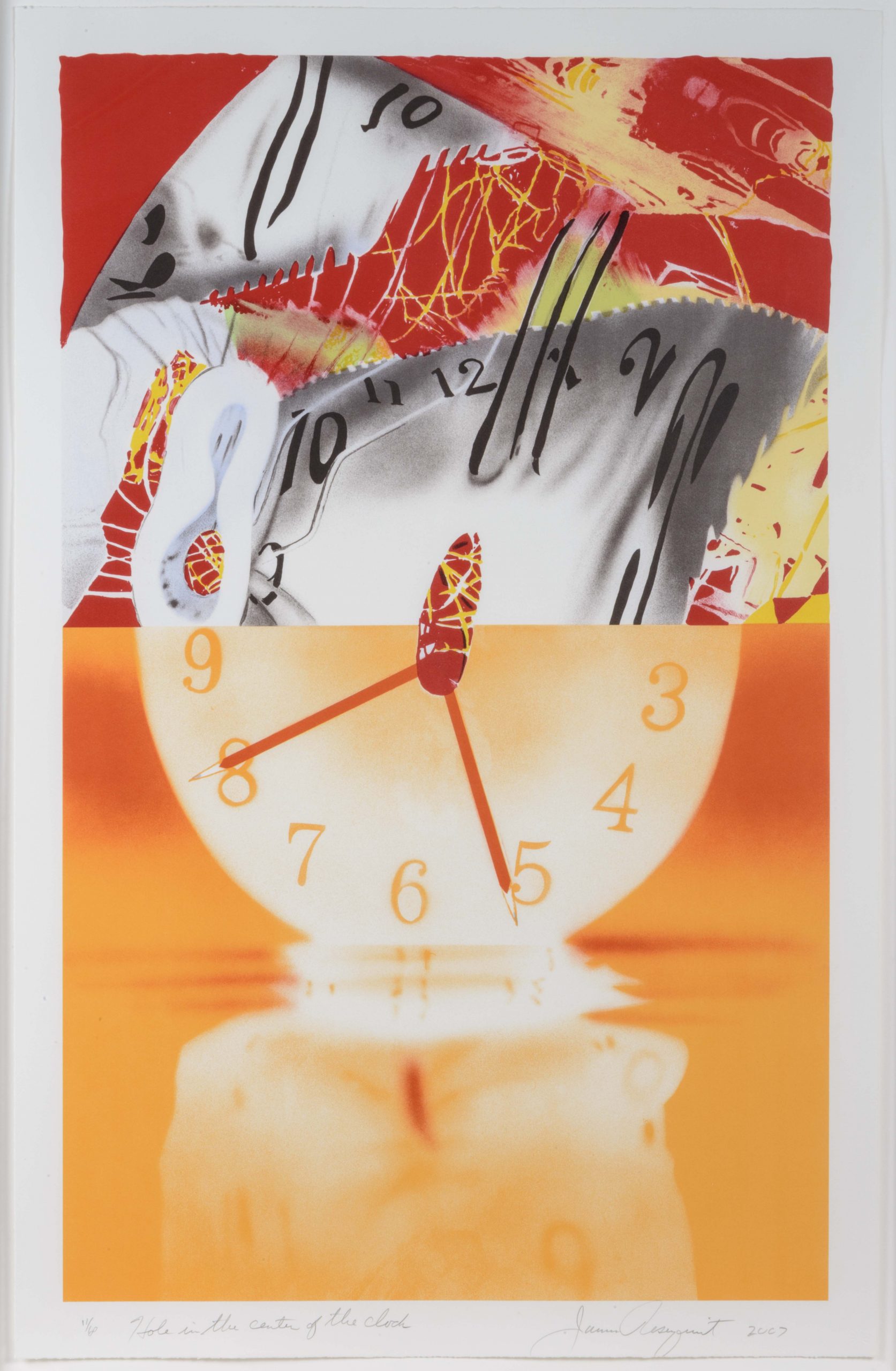 The Hole in the Center of the Clock by James Rosenquist