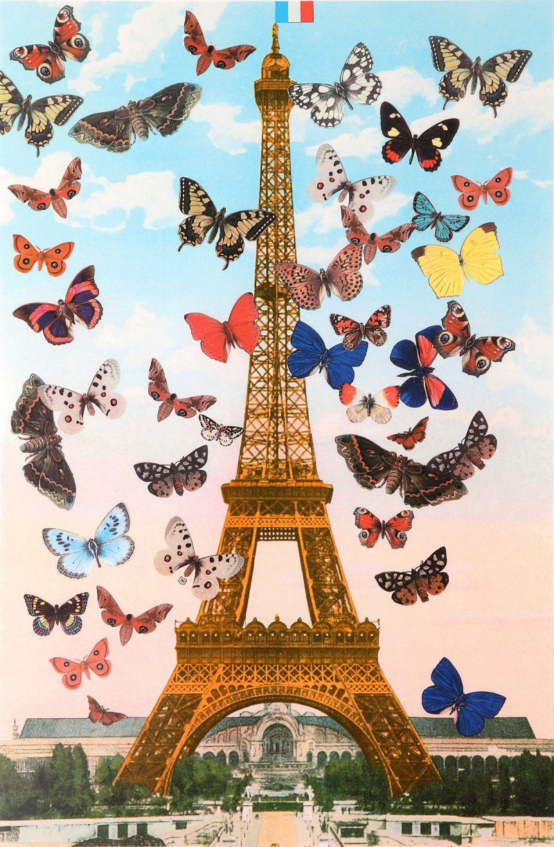 Eiffel Tower Paris Quartet by Peter Blake