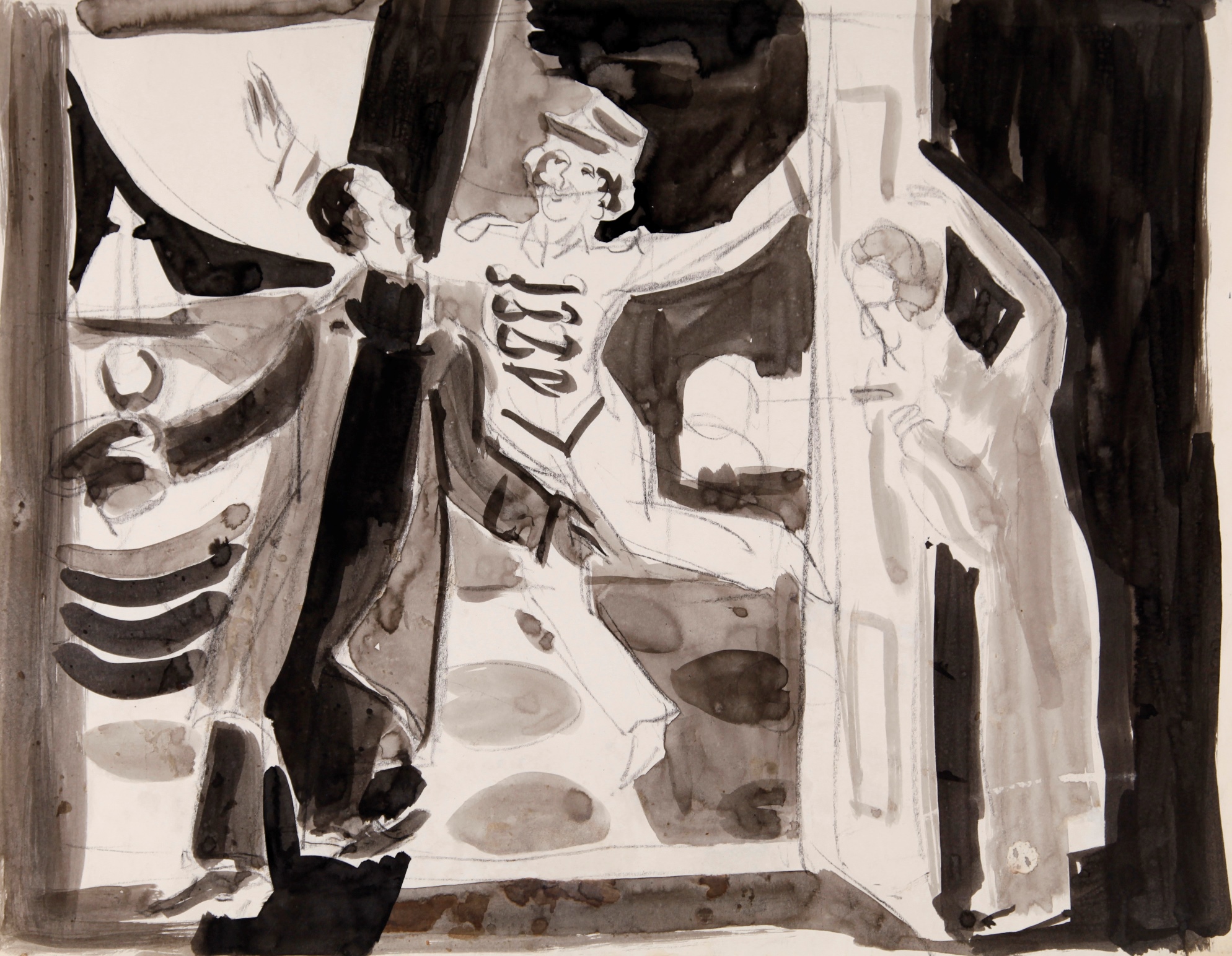 Theaterszene (Theater Scene) by Ernst Ludwig Kirchner