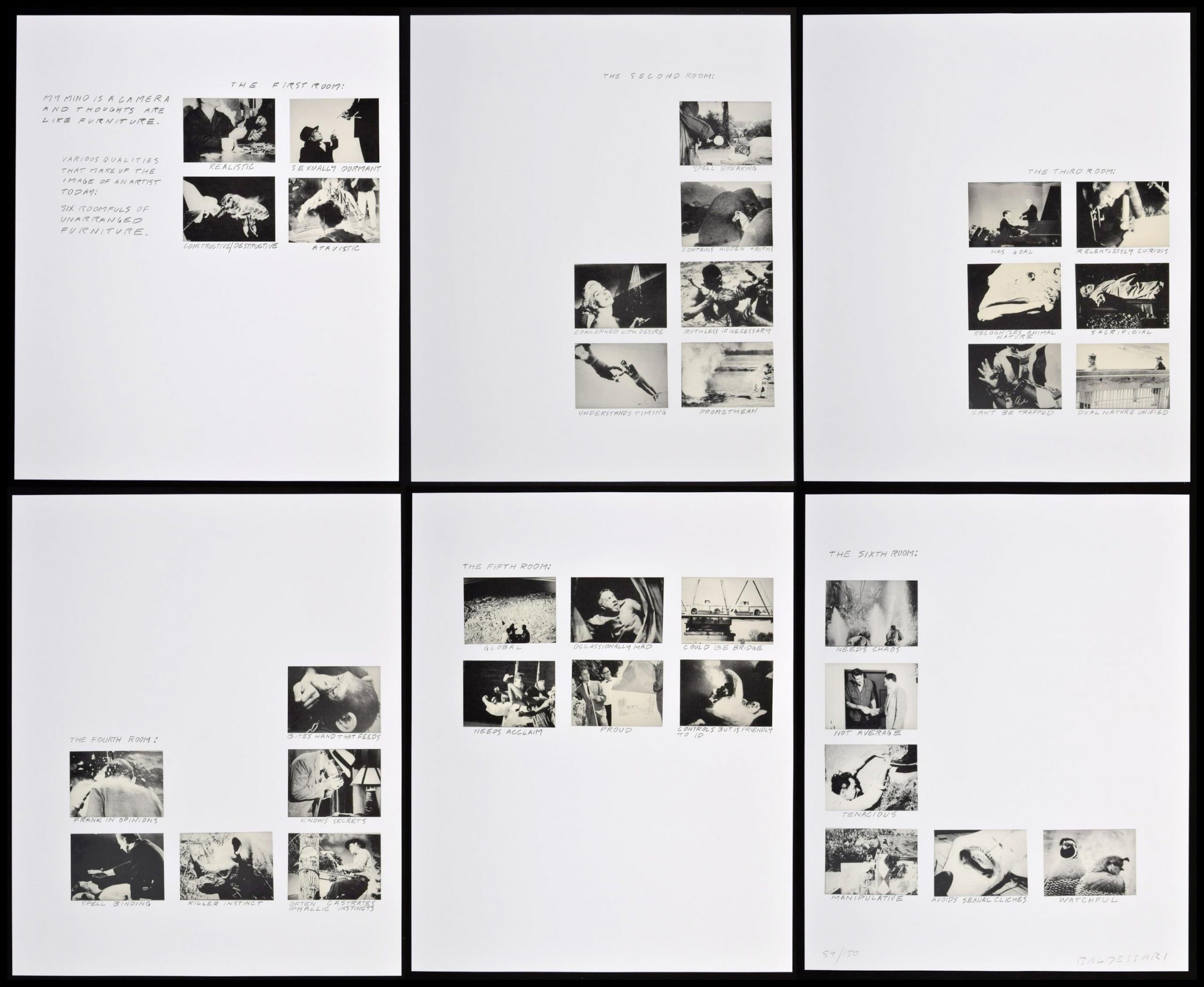 Six Rooms by John Baldessari