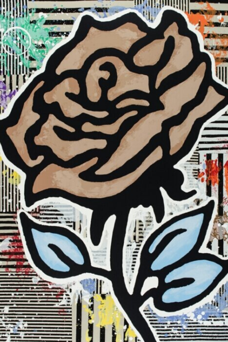 Brown Rose by Donald Baechler