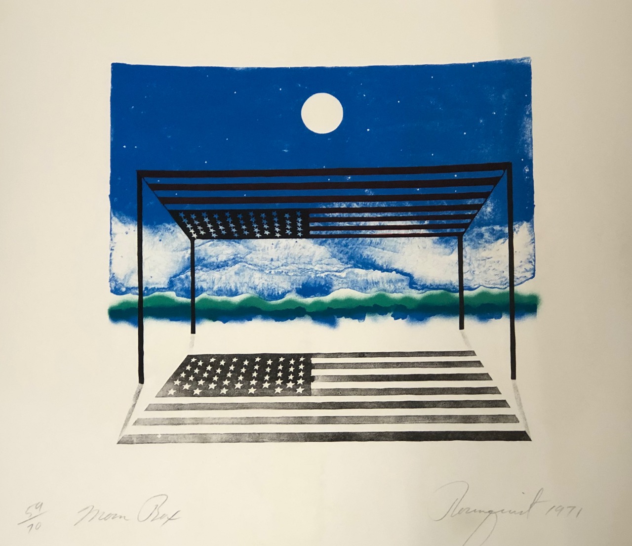 Moon box by James Rosenquist