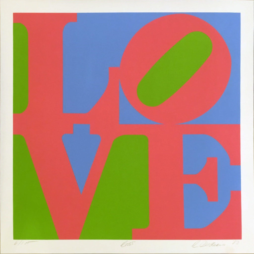 Rose (from a Garden of Love) by Robert Indiana