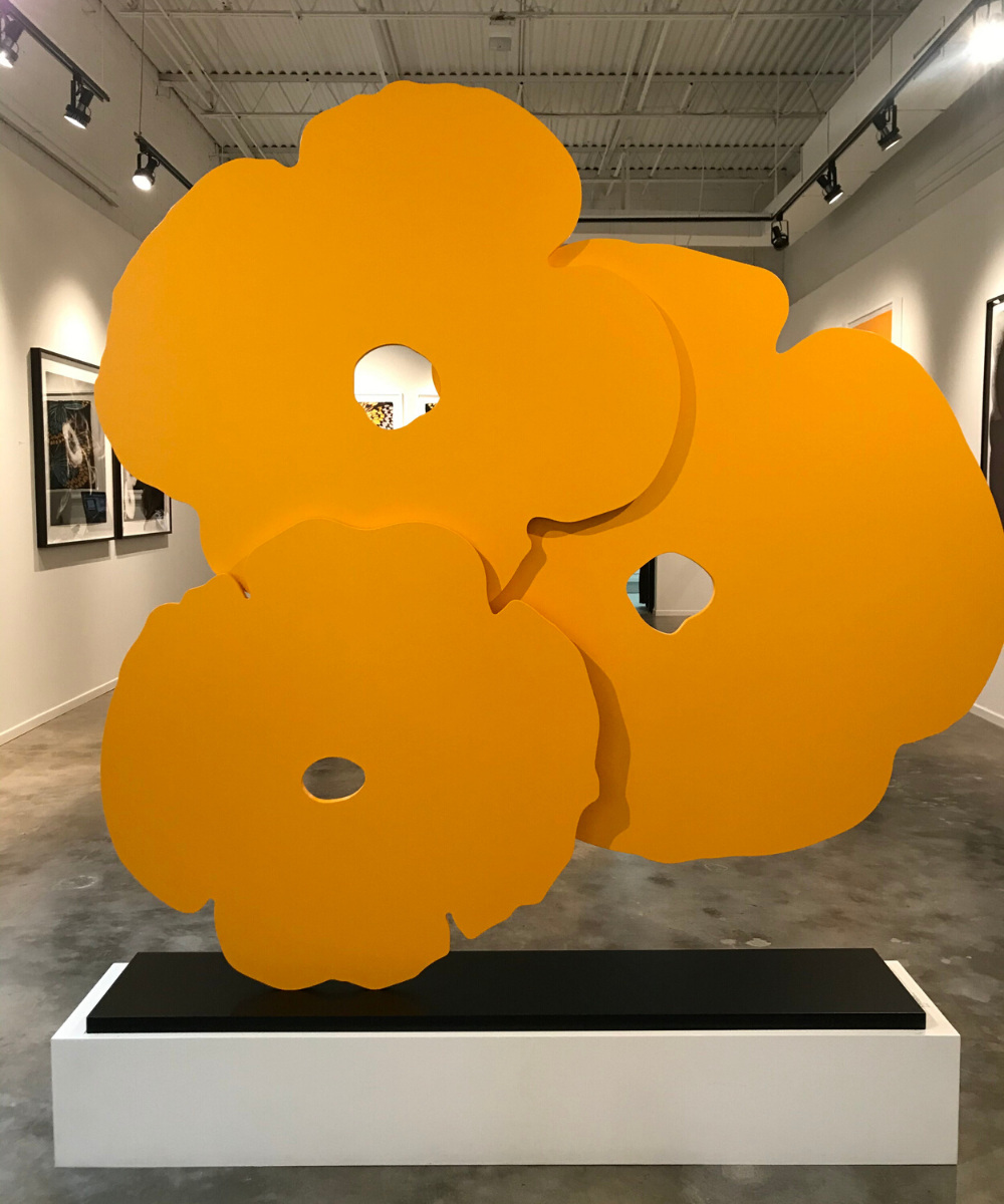 Big Yellow Poppies by Donald Sultan