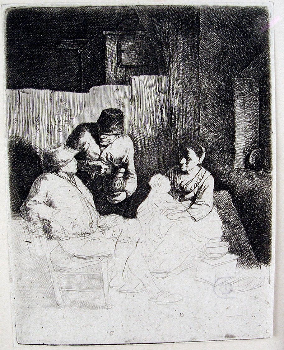 The Mother Seated in an Inn by Cornelis Bega