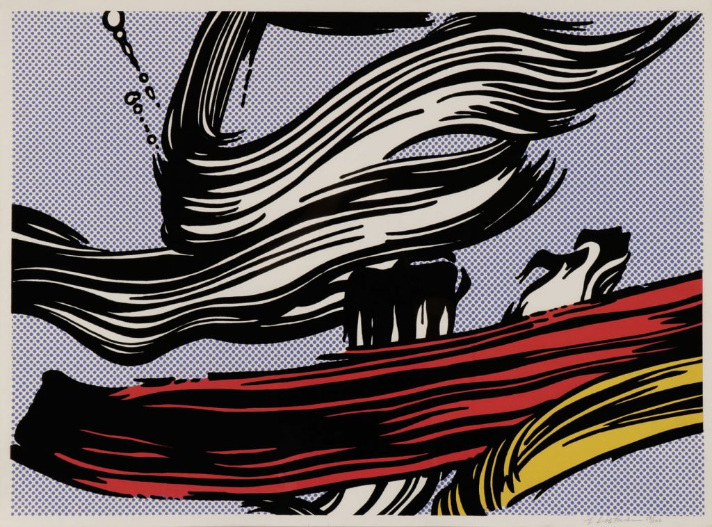 Brushstroke by Roy Lichtenstein