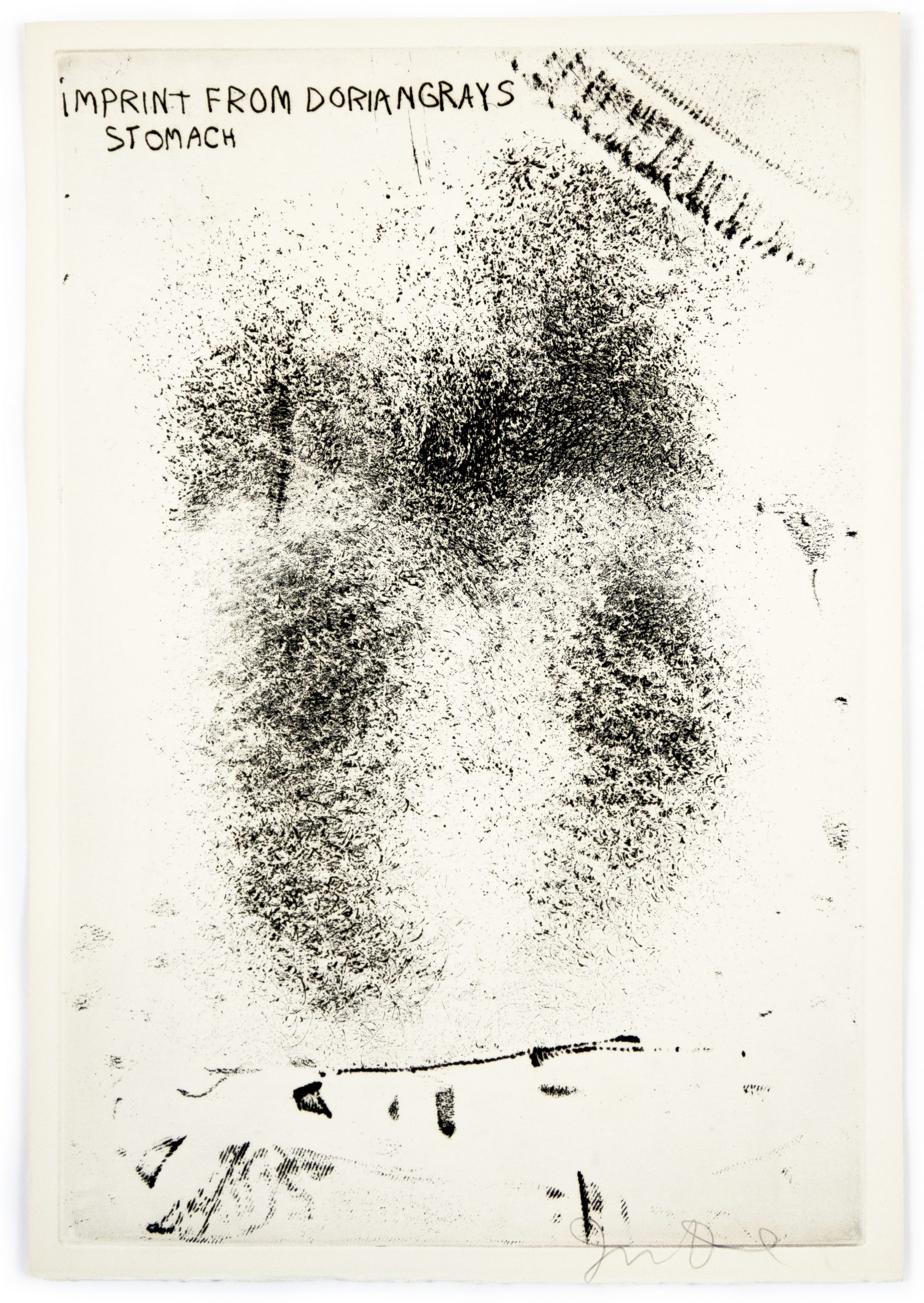 Imprint from Dorian Gray’s Stomach from “The Picture of Dorian Gray” by Jim Dine