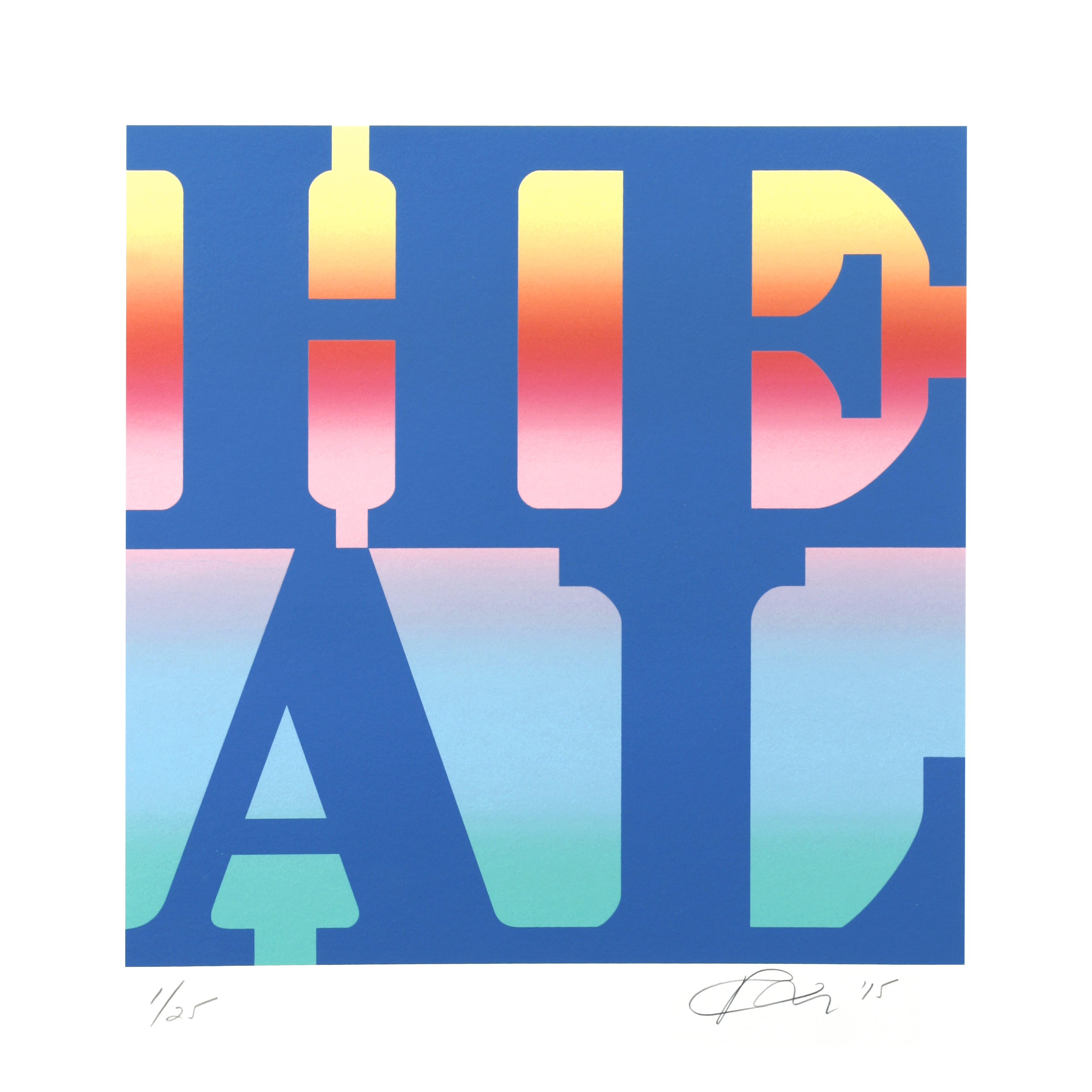 Heal (Positive Blend) by Robert Indiana