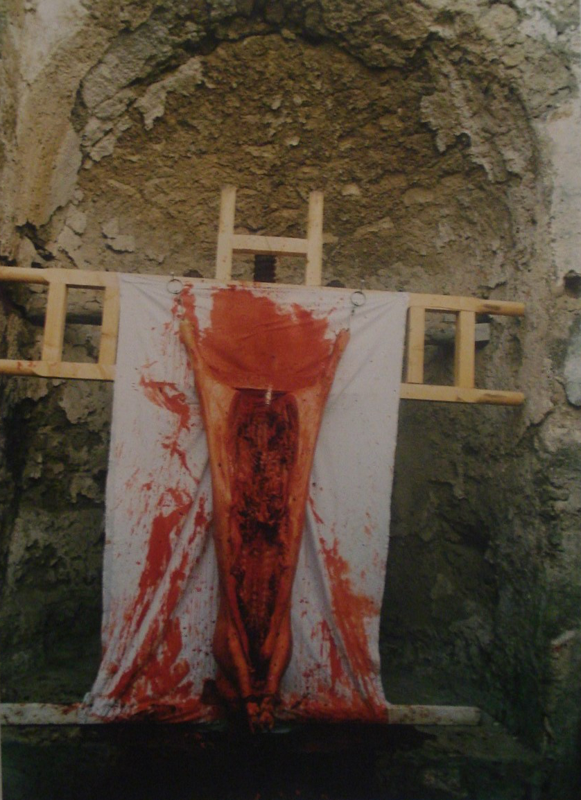 96 Aktion – Giardini San Martino, Napoli, I by Hermann Nitsch