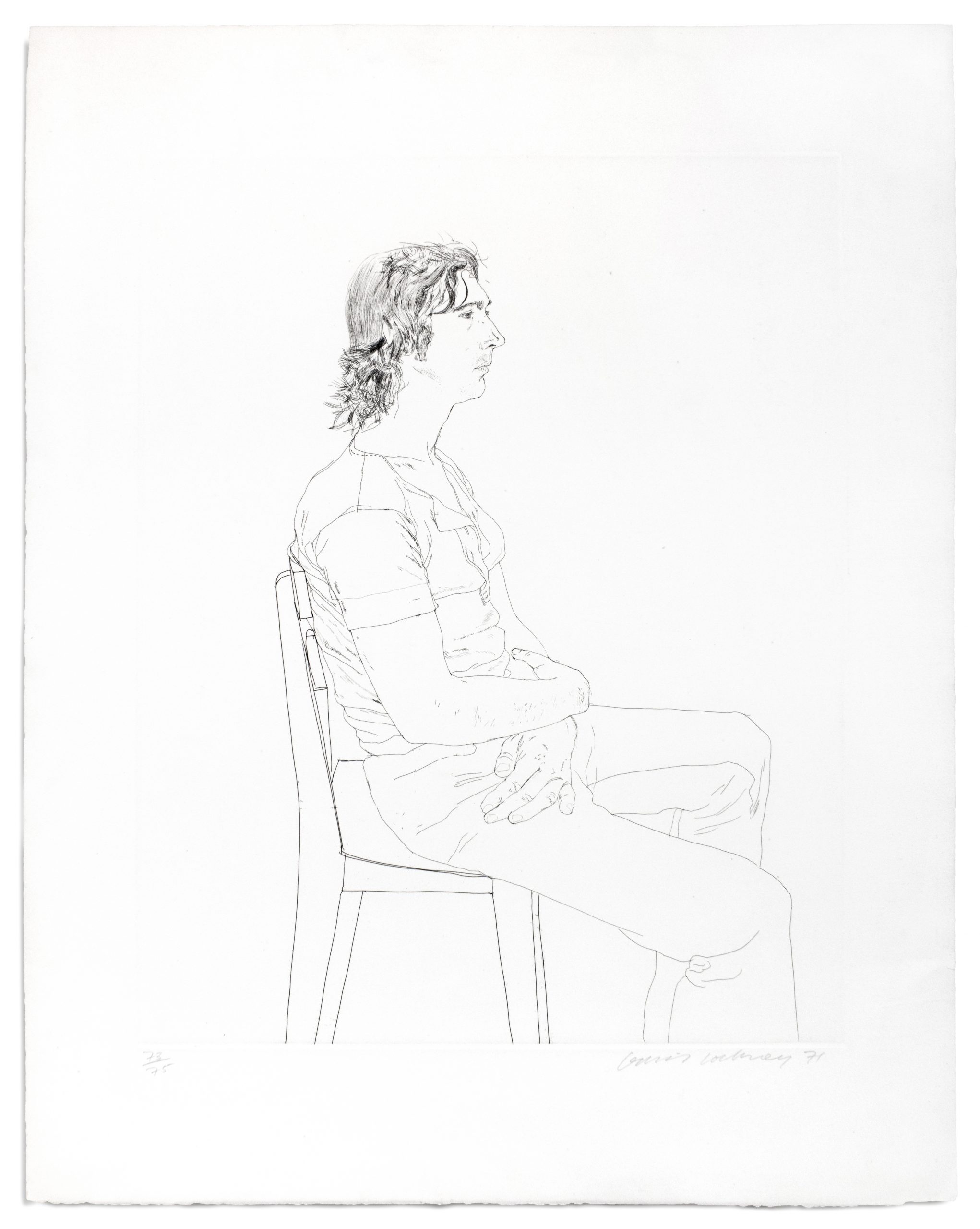 Maurice Payne by David Hockney