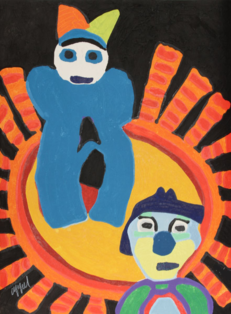 Sun of the incas by Karel Appel