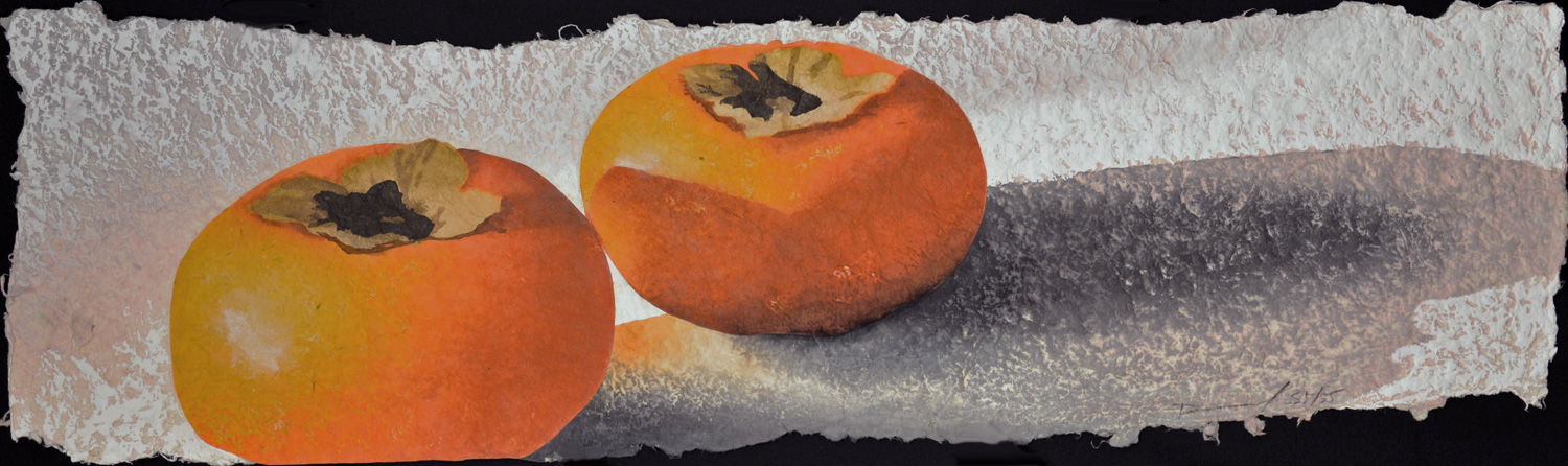 Three Persimmons by Daniel Kelly