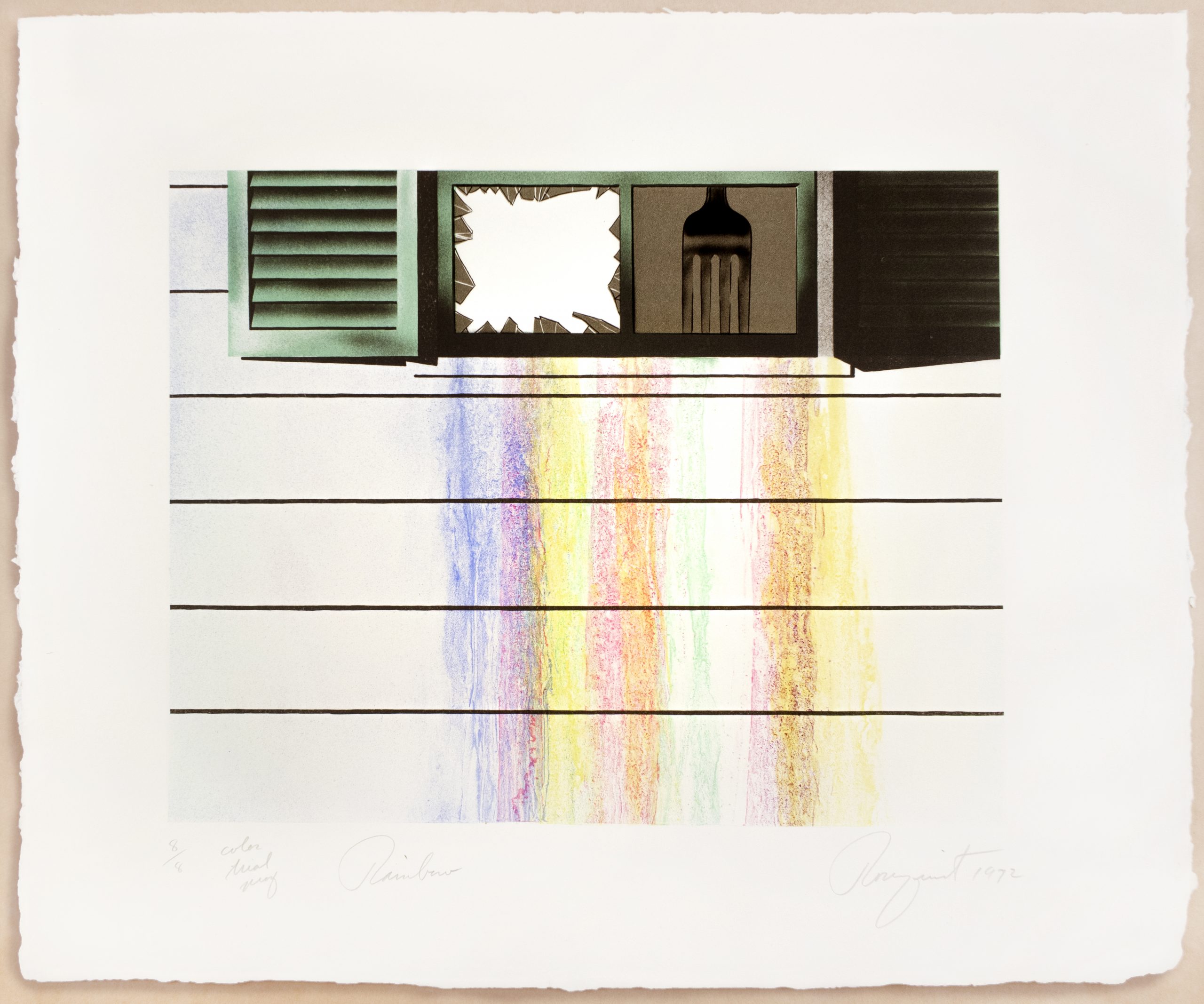 Rainbow (Color trial proof) by James Rosenquist