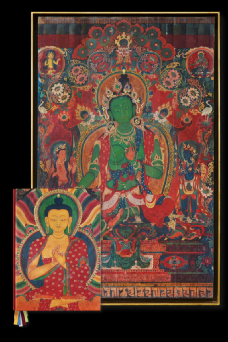 Murals of Tibet, Art Edition No. 41–80 ‘Green Tara, Gyantse Kumbum (ca. 1420)’ by Thomas Laird