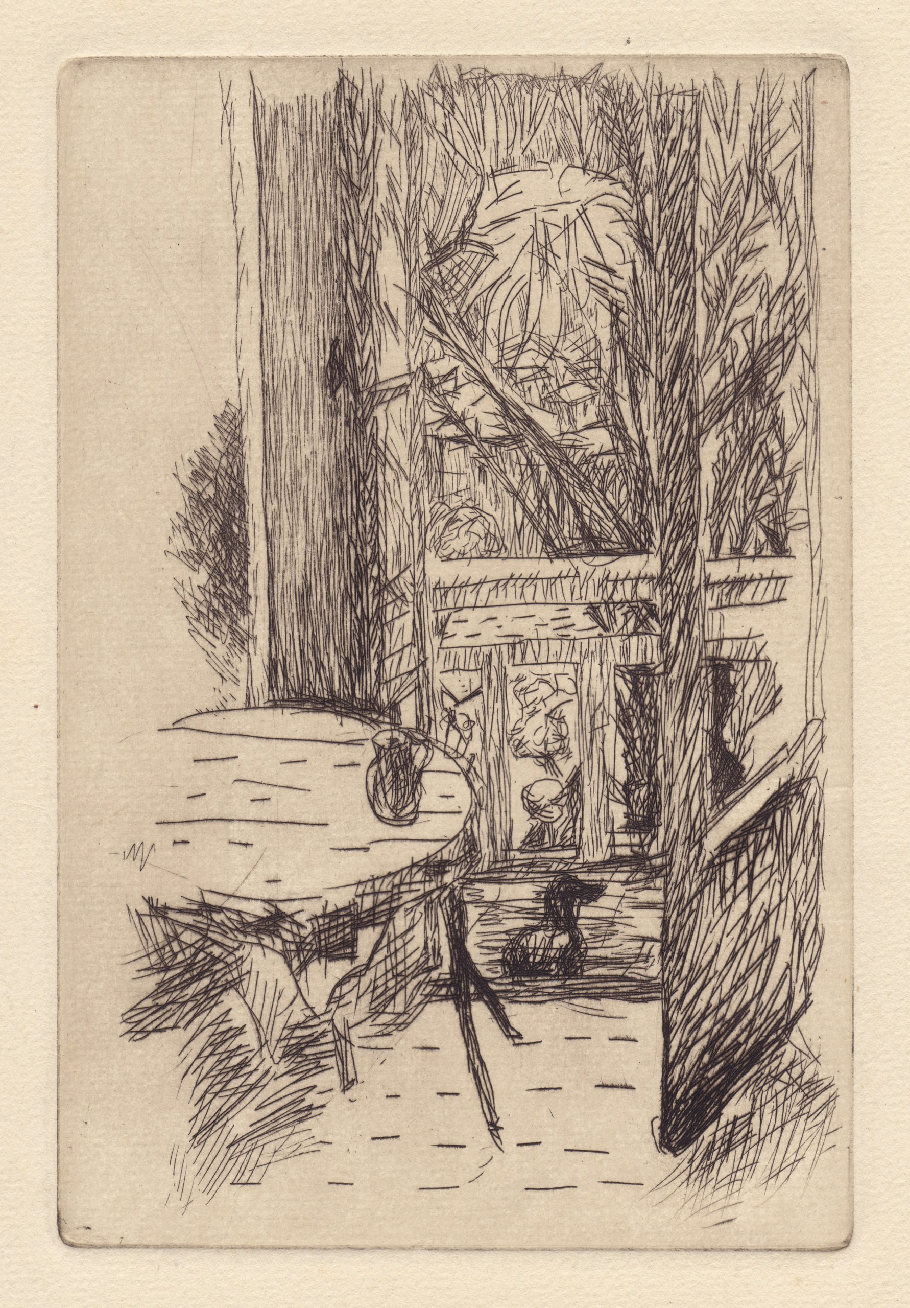 “La Porte-fenetre” (French windows) by Pierre Bonnard