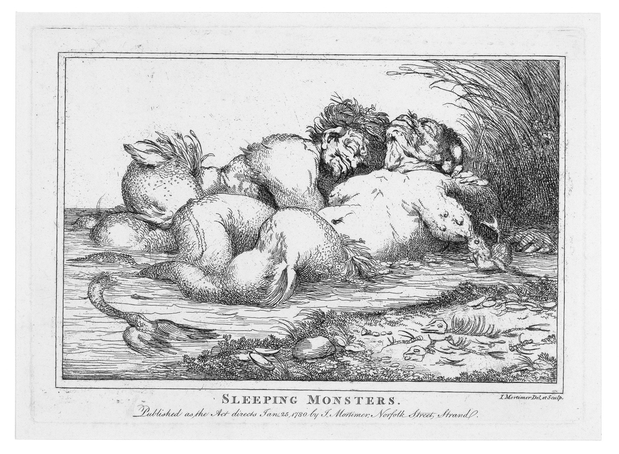 Sleeping Monsters. by John Hamilton Mortimer