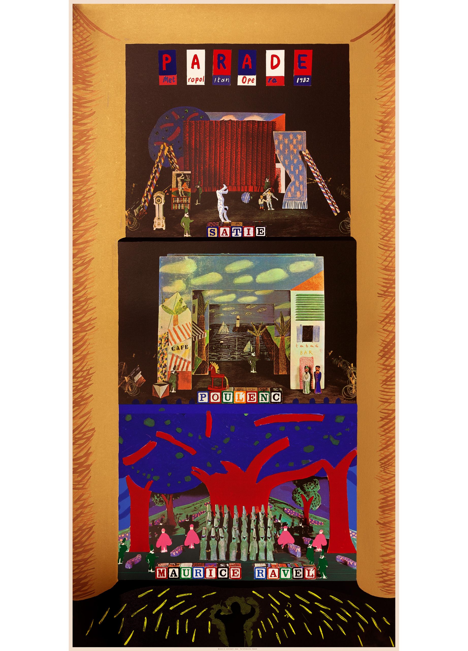 A French Triple Bill 1982 (Metropolitan Opera) by David Hockney