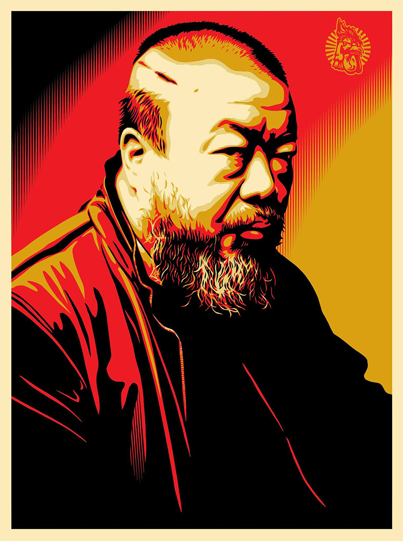 Tribute to Ai Weiwei by Shepard Fairey