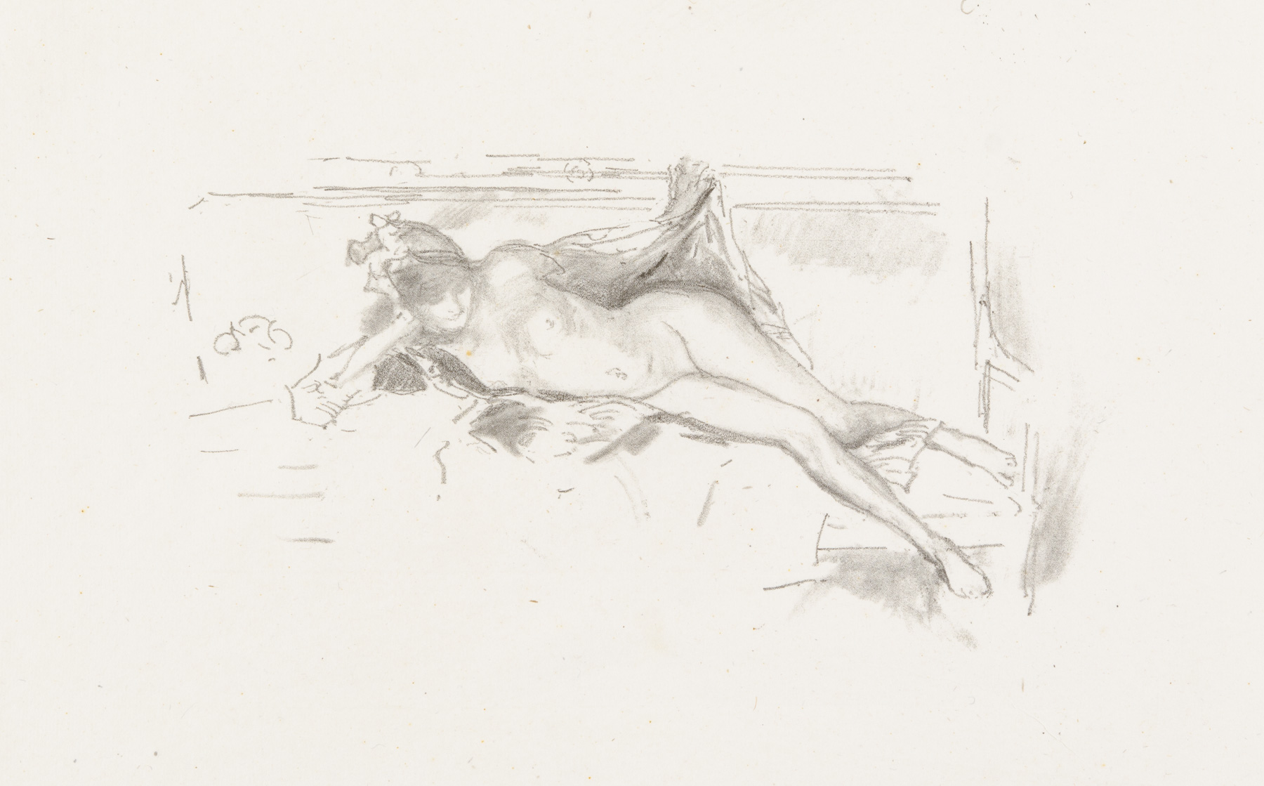 Nude Model, Reclining by James Abbott McNeill Whistler