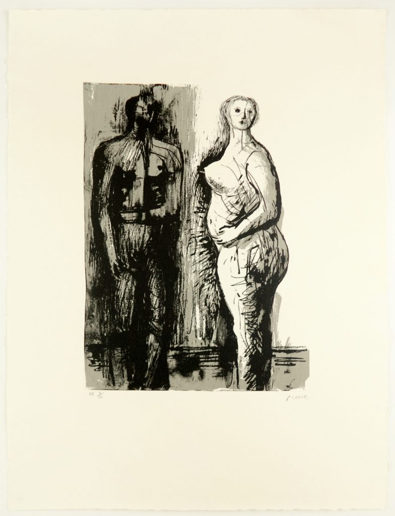 Man and Woman by Henry Moore