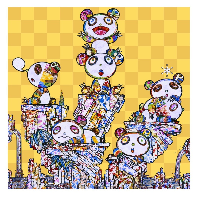 Panda Cubs Pandas by Takashi Murakami