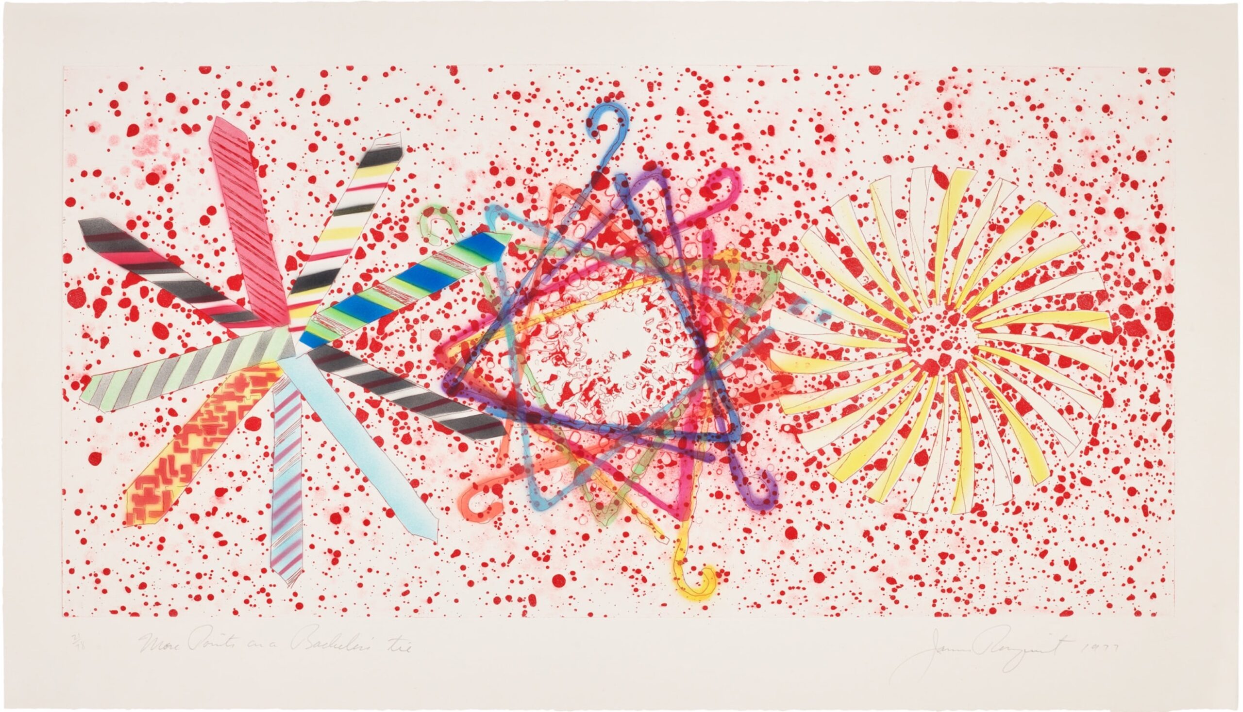 More Points on a Bachelor’s Tie by James Rosenquist