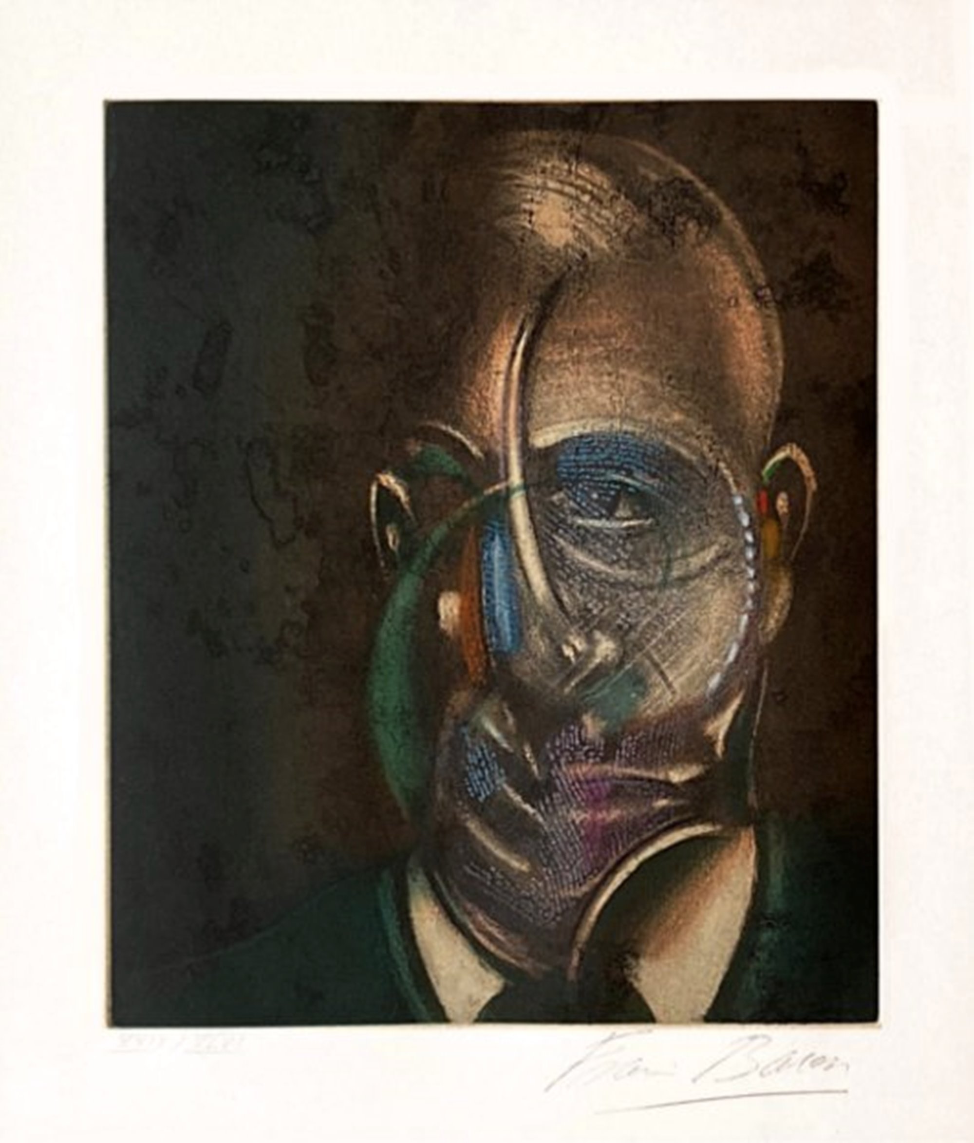 Portrait de Michel Leiris by Francis Bacon