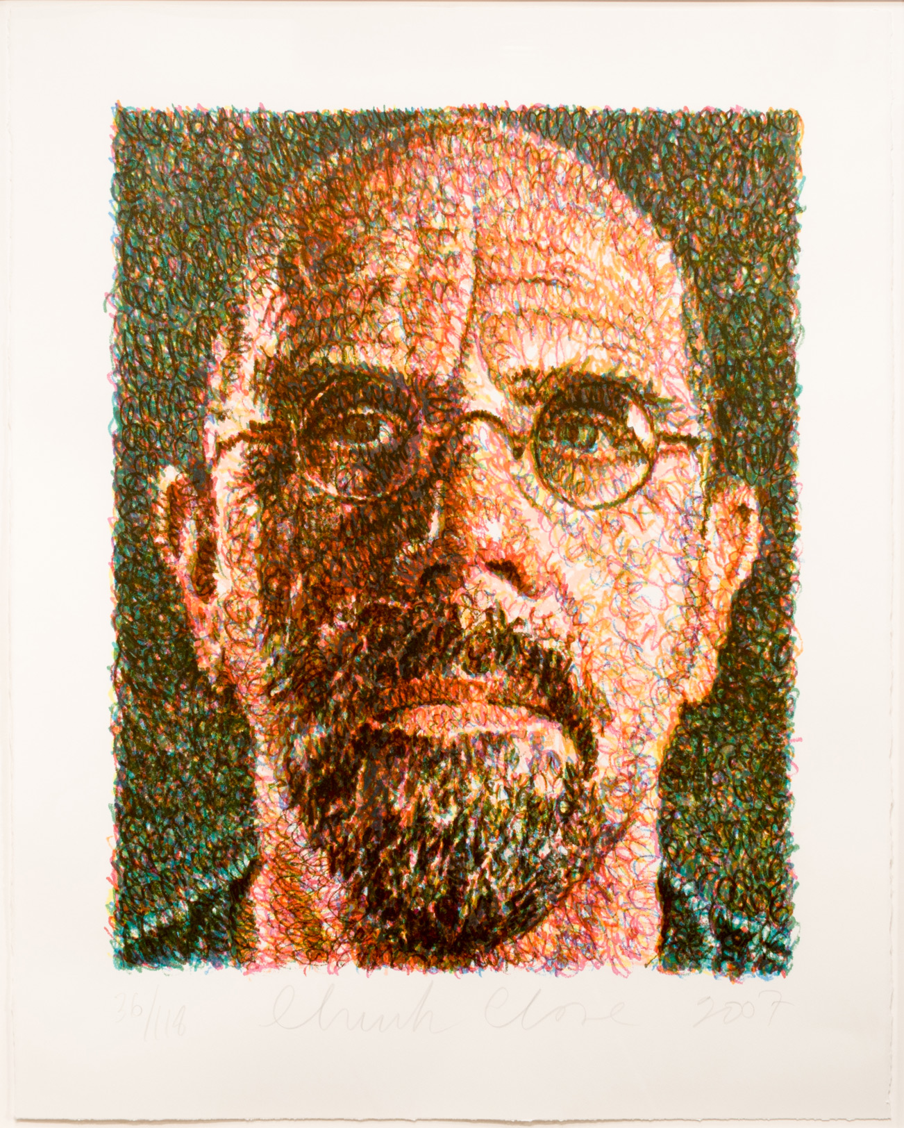 Self-Portrait by Chuck Close