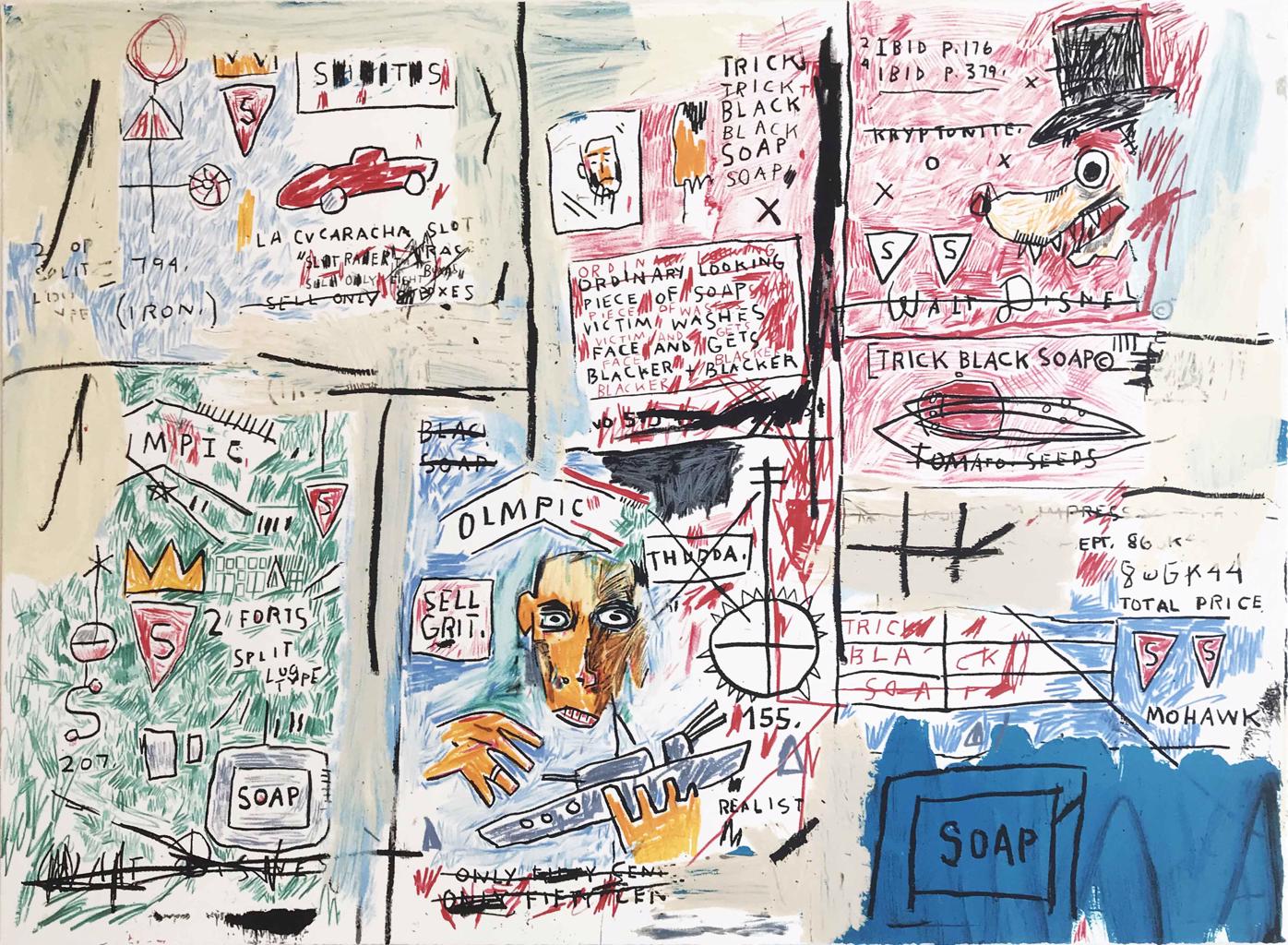 Olympic by Jean-Michel Basquiat