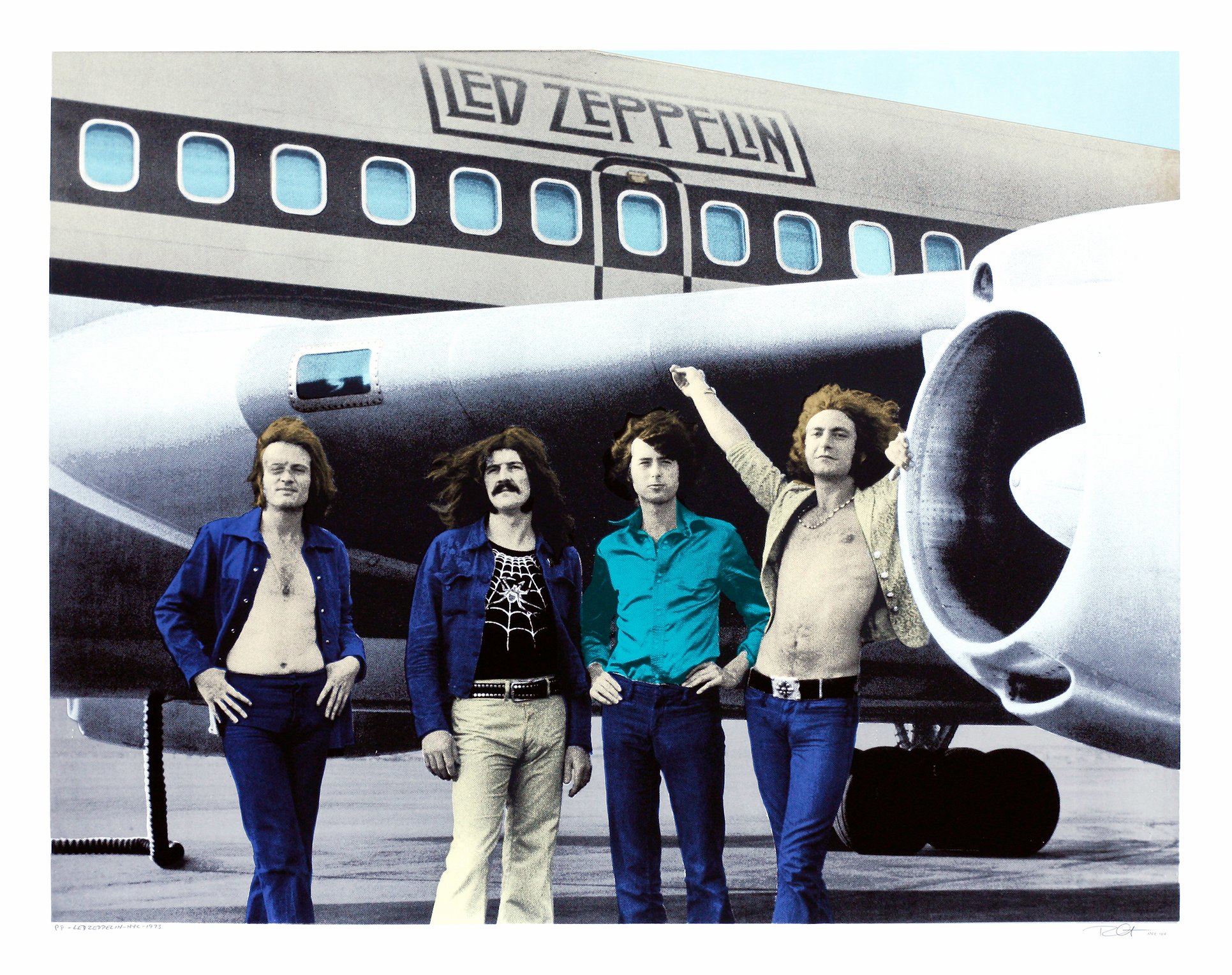 Led Zeppelin NYC 1973 by Bob Gruen