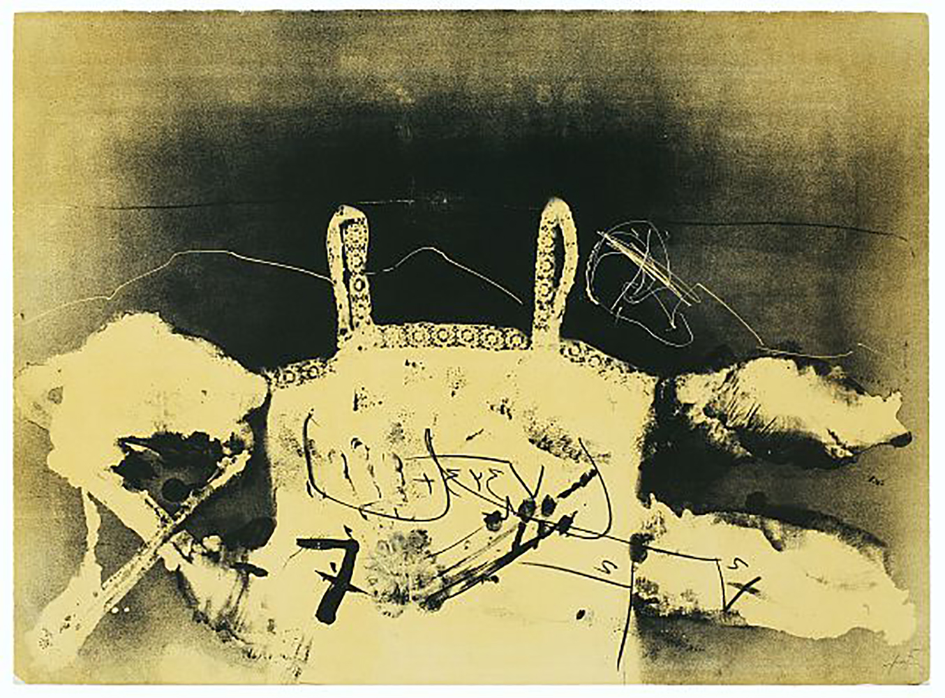 Dentelle by Antoni Tapies