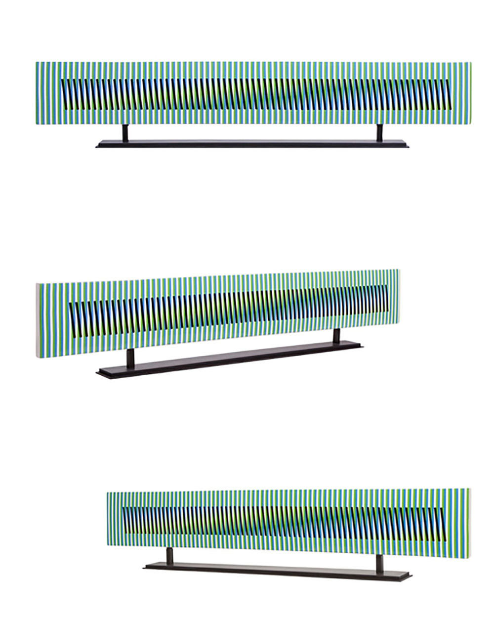 Stèle Horizontal 10 by Carlos Cruz-Diez