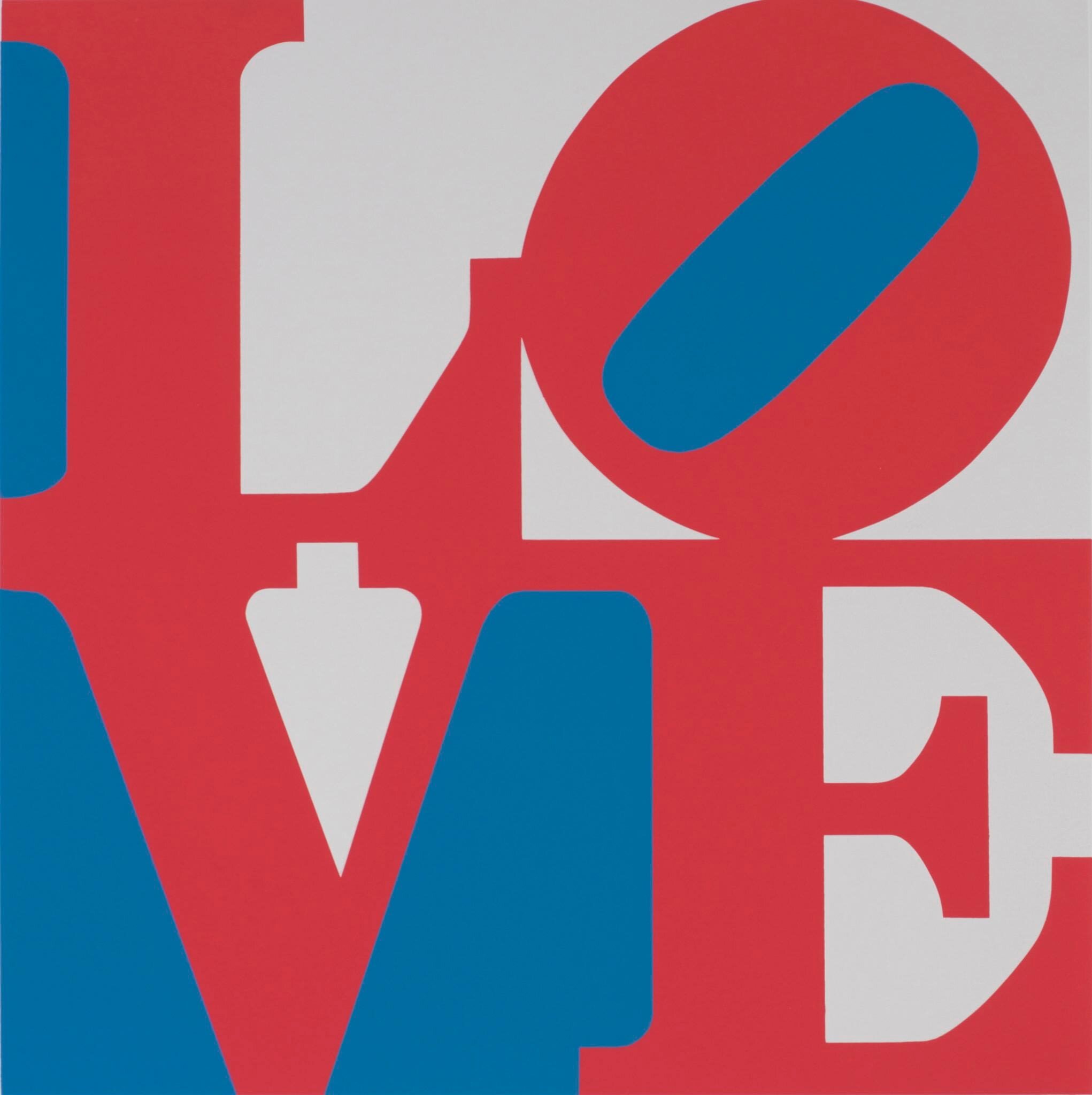 The Book of Love (Red, White, and Blue Love) by Robert Indiana