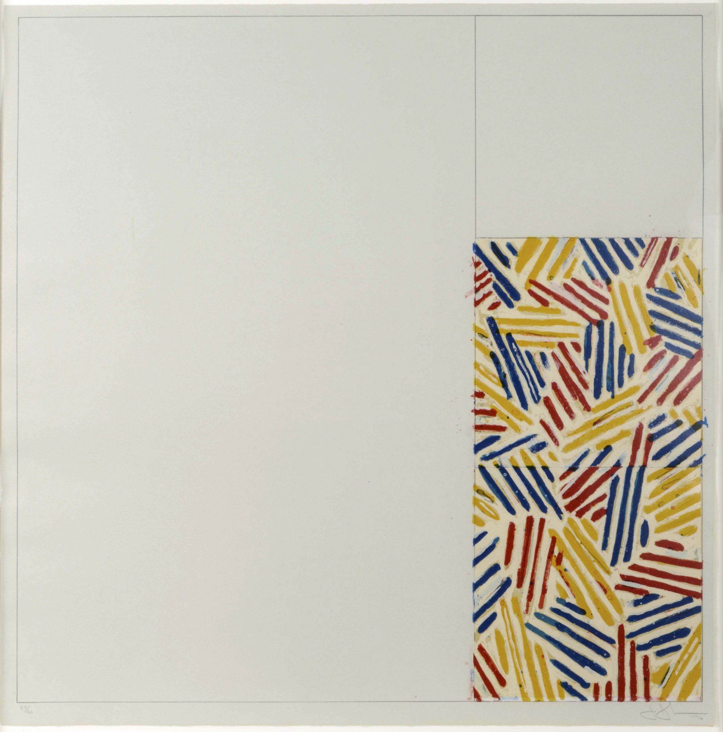 #4 (After Untitled 1975) by Jasper Johns