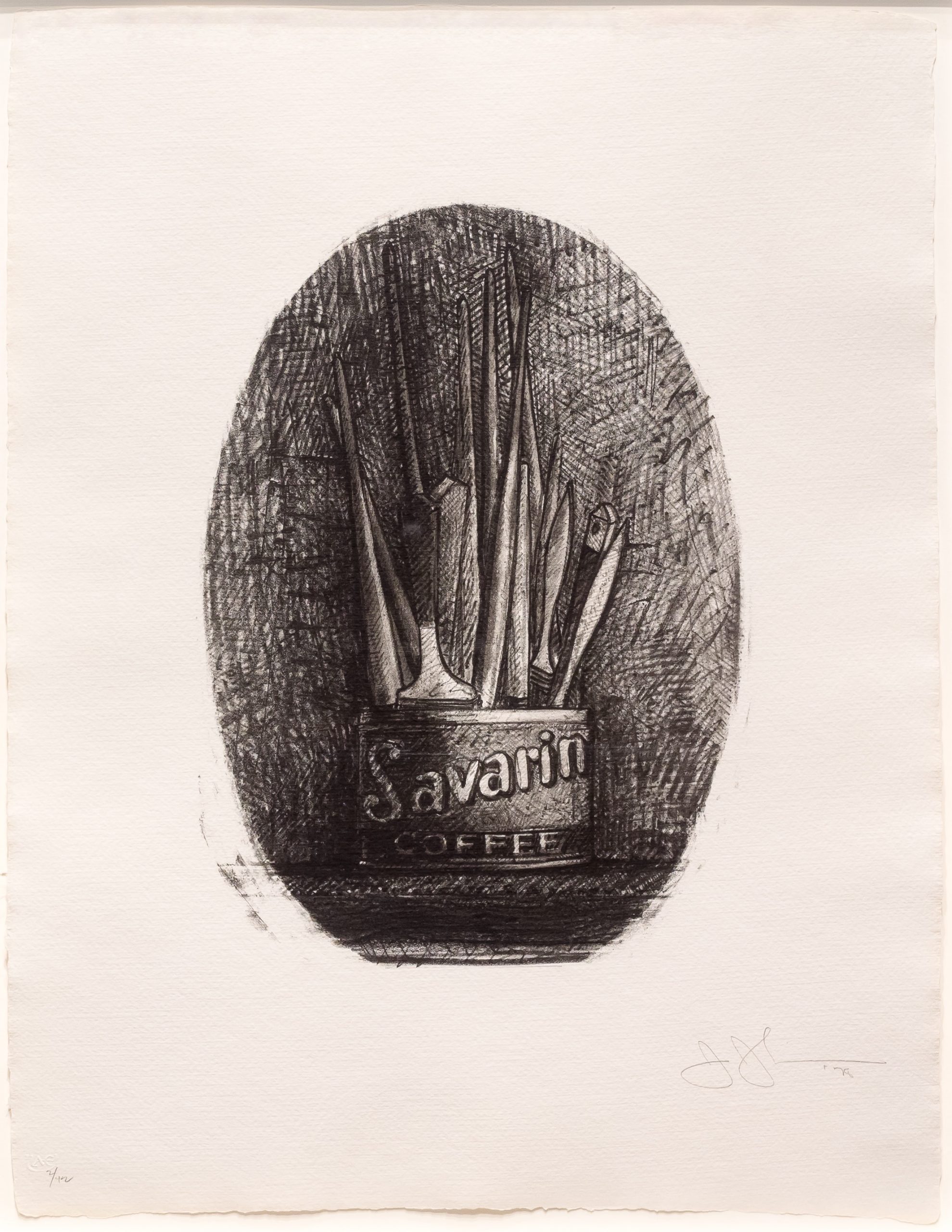 Savarin 4 (Oval) by Jasper Johns