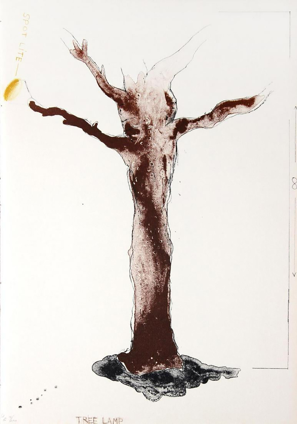 Tree Lamp by Jim Dine